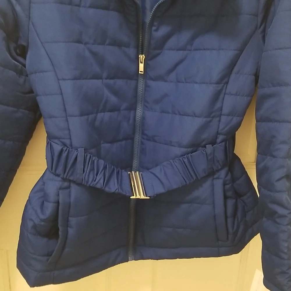NY&C Ladies blue puffer jacket - Picture 4 of 7